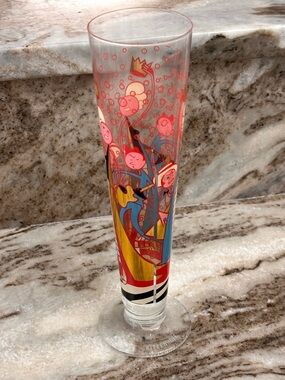 RITZENHOFF KLAUS MEINHARDT 9.75" Pilsner Glass Art By MARTINA SCHLENKE Germany